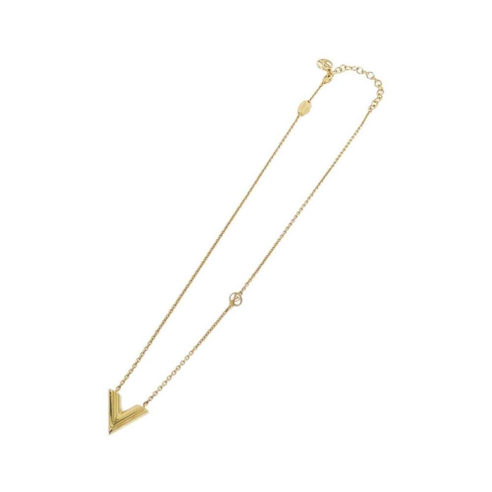 LOUIS VUITTON Gold Necklace - Picture 2 of 5